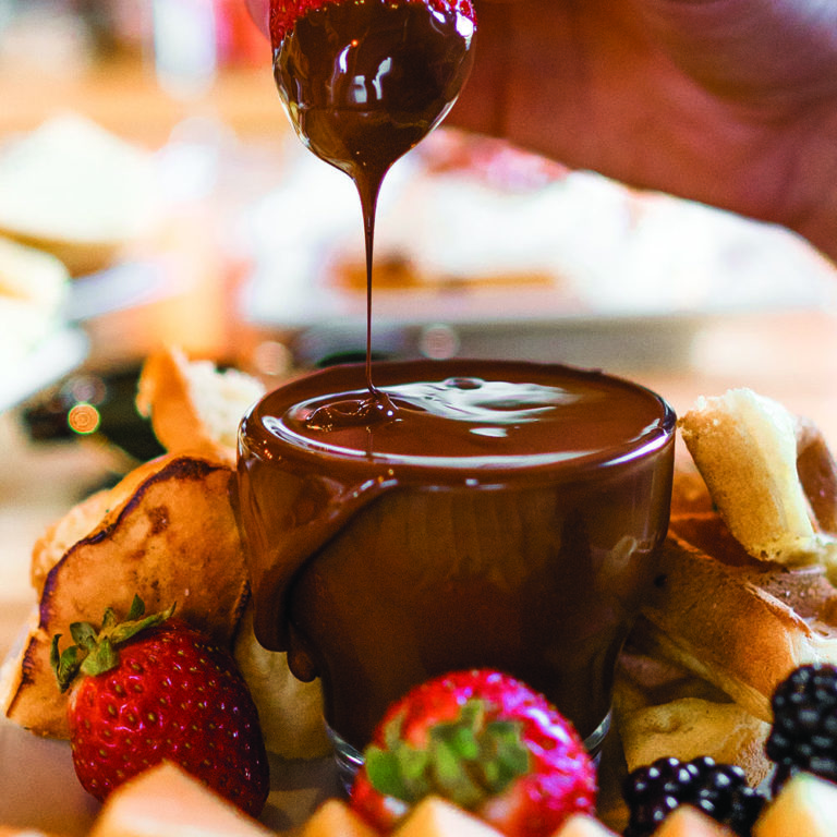 La fondue au chocolat, ou l'autre nom de la gourmandise